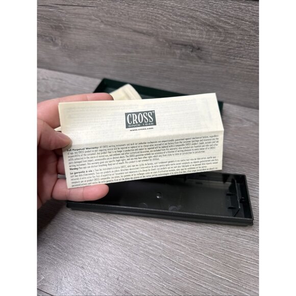 #312-6 BRAND NEW VINTAGE (1996) CROSS METROPOLIS PLUM/BLACK BALLPOINT PEN USA - Picture 9 of 9